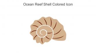 Ocean Reef Shell Colored Icon In Powerpoint Pptx Png And Editable Eps Format