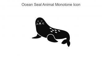 Ocean Seal Animal Monotone Icon In Powerpoint Pptx Png And Editable Eps Format
