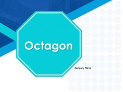 Octagon Octagons With Icons For Business Strategy