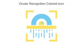 Ocular Recognition Colored Icon In Powerpoint Pptx Png And Editable Eps Format