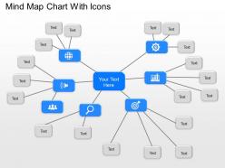 Od mind map chart with icons powerpoint template