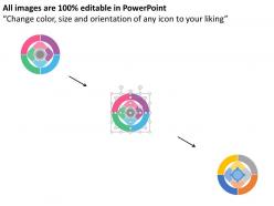 Oe circular business circle with icons flat powerpoint design