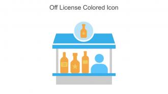 Off License Colored Icon In Powerpoint Pptx Png And Editable Eps Format