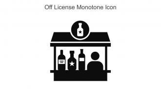Off License Monotone Icon In Powerpoint Pptx Png And Editable Eps Format