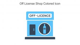 Off License Shop Colored Icon In Powerpoint Pptx Png And Editable Eps Format