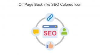 Off Page Backlinks SEO Colored Icon In Powerpoint Pptx Png And Editable Eps Format