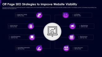 Off page seo strategies to improve website visibility