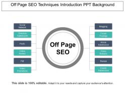 Off page seo techniques introduction ppt background