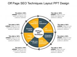 Off page seo techniques layout ppt design