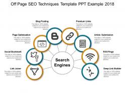 Off page seo techniques template ppt example 2018