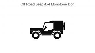 Off Road Jeep 4x4 Monotone Icon In Powerpoint Pptx Png And Editable Eps Format