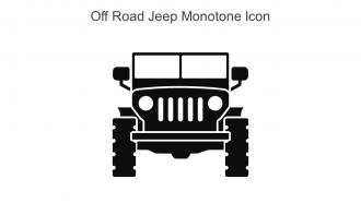 Off Road Jeep Monotone Icon In Powerpoint Pptx Png And Editable Eps Format
