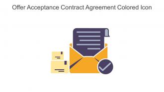 Offer Acceptance Contract Agreement Colored Icon In Powerpoint Pptx Png And Editable Eps Format
