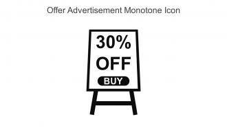 Offer Advertisement Monotone Icon In Powerpoint Pptx Png And Editable Eps Format