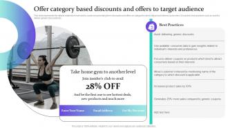 Offer Category Based Discounts And Offers To Target Data Driven Marketing For Increasing Customer MKT SS V