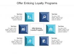 Offer enticing loyalty programs ppt powerpoint presentation styles master slide cpb