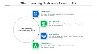 Offer Financing Customers Construction Ppt Powerpoint Presentation Show Cpb