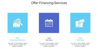 Offer Financing Services Ppt Powerpoint Presentation Pictures Inspiration Cpb