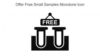 Offer Free Small Samples Monotone Icon In Powerpoint Pptx Png And Editable Eps Format