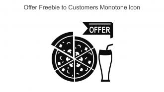 Offer Freebie To Customers Monotone Icon In Powerpoint Pptx Png And Editable Eps Format