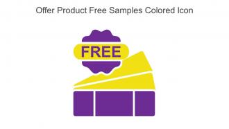 Offer Product Free Samples Colored Icon In Powerpoint Pptx Png And Editable Eps Format