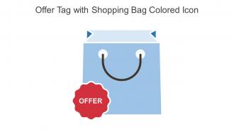 Offer Tag With Shopping Bag Colored Icon In Powerpoint Pptx Png And Editable Eps Format