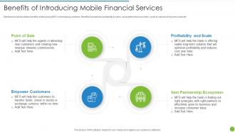 Offering Digital Financial Facility Existing Customers Benefits Introducing Financial Services