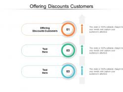 Offering discounts customers ppt powerpoint presentation gallery microsoft cpb