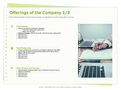 Offerings of the company privileged ppt powerpoint presentation layouts tips