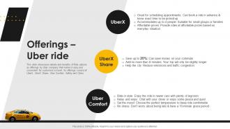 Offerings Uber Ride Taxi Service Company Profile CP SS V