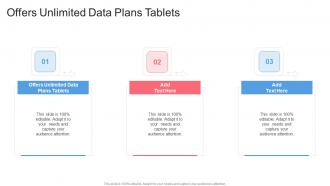 Offers Unlimited Data Plans Tablets In Powerpoint And Google Slides Cpb