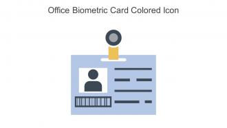 Office Biometric Card Colored Icon In Powerpoint Pptx Png And Editable Eps Format