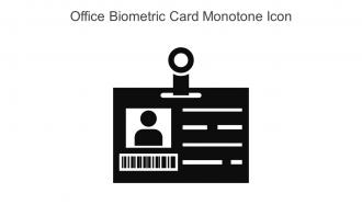 Office Biometric Card Monotone Icon In Powerpoint Pptx Png And Editable Eps Format
