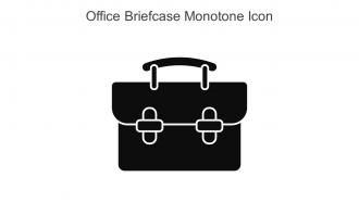 Office Briefcase Monotone Icon In Powerpoint Pptx Png And Editable Eps Format