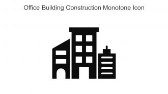 Office Building Construction Monotone Icon In Powerpoint Pptx Png And Editable Eps Format