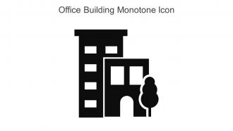 Office Building Monotone Icon In Powerpoint Pptx Png And Editable Eps Format