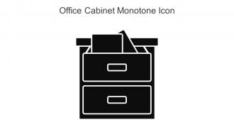 Office Cabinet Monotone Icon In Powerpoint Pptx Png And Editable Eps Format