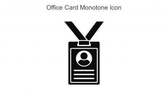 Office Card Monotone Icon In Powerpoint Pptx Png And Editable Eps Format