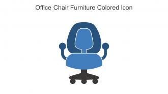 Office Chair Furniture Colored Icon In Powerpoint Pptx Png And Editable Eps Format