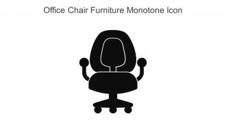 Office Chair Furniture Monotone Icon In Powerpoint Pptx Png And Editable Eps Format