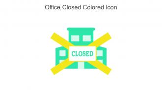 Office Closed Colored Icon In Powerpoint Pptx Png And Editable Eps Format