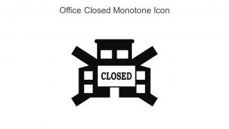 Office Closed Monotone Icon In Powerpoint Pptx Png And Editable Eps Format