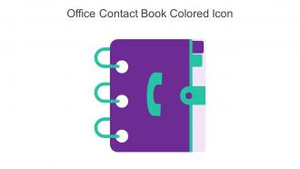 Office Contact Book Colored Icon In Powerpoint Pptx Png And Editable Eps Format