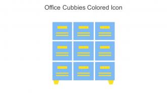 Office Cubbies Colored Icon In Powerpoint Pptx Png And Editable Eps Format