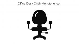 Office Desk Chair Monotone Icon In Powerpoint Pptx Png And Editable Eps Format