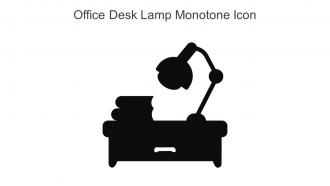 Office Desk Lamp Monotone Icon In Powerpoint Pptx Png And Editable Eps Format