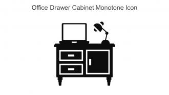 Office Drawer Cabinet Monotone Icon In Powerpoint Pptx Png And Editable Eps Format