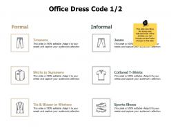 Office dress code formal j210 ppt powerpoint presentation file deck