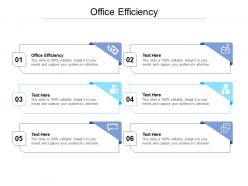 Office efficiency ppt powerpoint presentation icon slides cpb