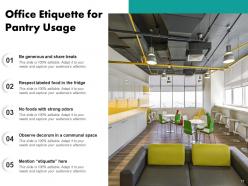 Office Etiquette Harmony Business Communication Workforce Employees